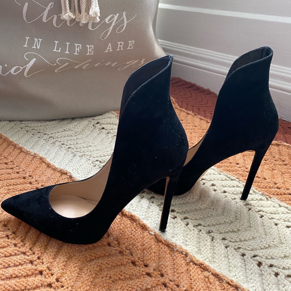 F5J Black 5 inch Heels